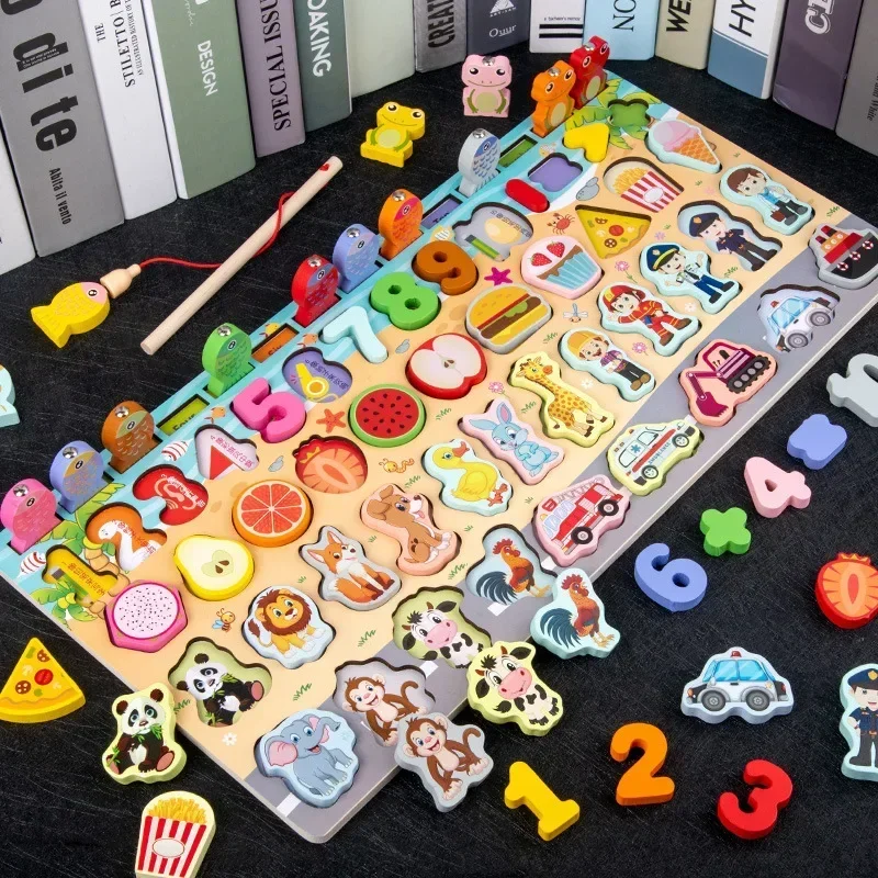 Board Game Harvest - 몬테소리 학습 게임을위한 교육 장난감 퍼즐