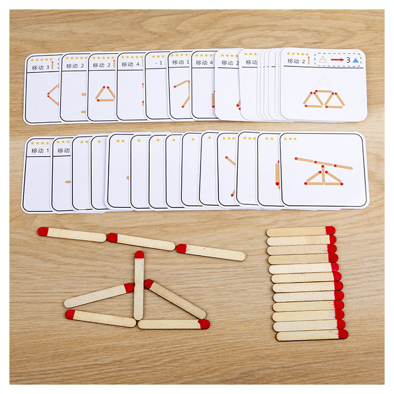 Board Game Nature - 몬테소리 일치 퍼즐 게임 나무 장난감