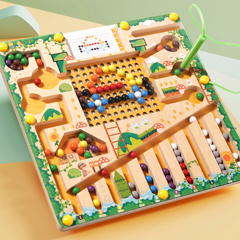 Board Game Nature - 자기 정렬 게임 몬테소리 퍼즐 장난감
