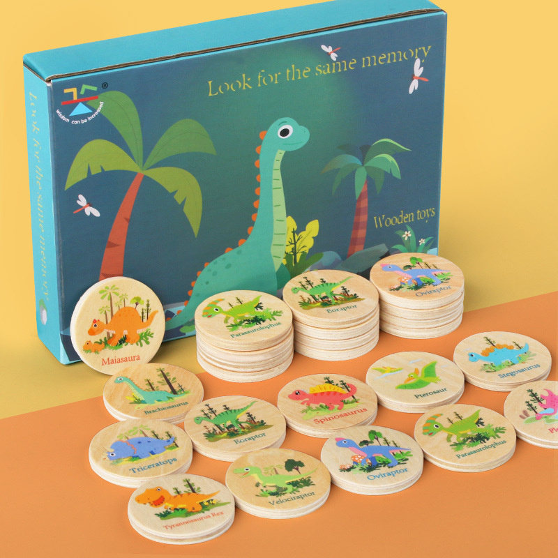 Board Game Nature - 메모리 게임 공룡 매칭 장난감 유치원