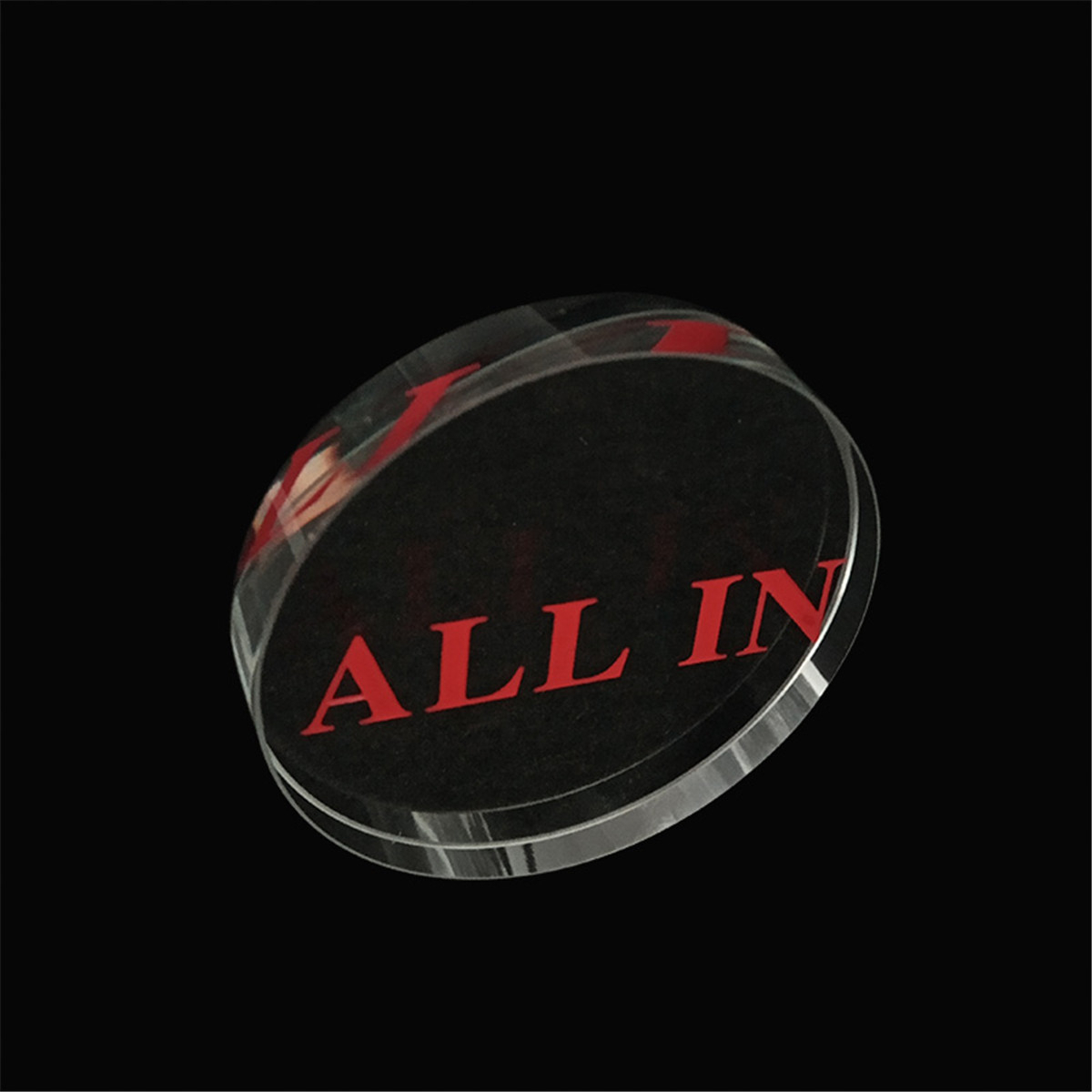 Board Game Font - 1개 투명 빨간색 글꼴 유리 ALL