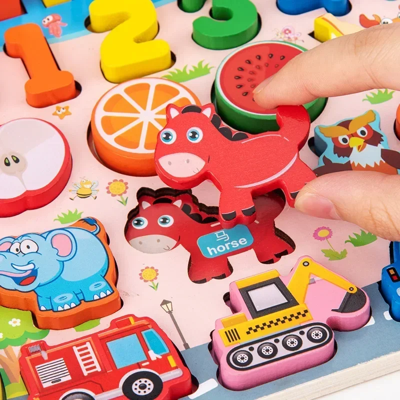 몬테소리 학습 게임을위한 교육 장난감 퍼즐 보드 수학  - Board Game Harvest 리뷰 및 가격