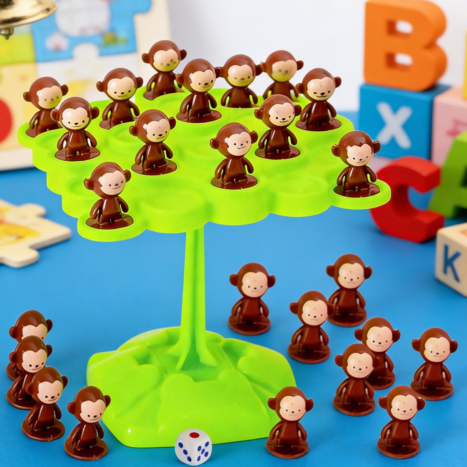 원숭이 균형 나무 집중력 훈련 어린이 장난감 부모-자녀 - Board Game Nature 리뷰 및 가격