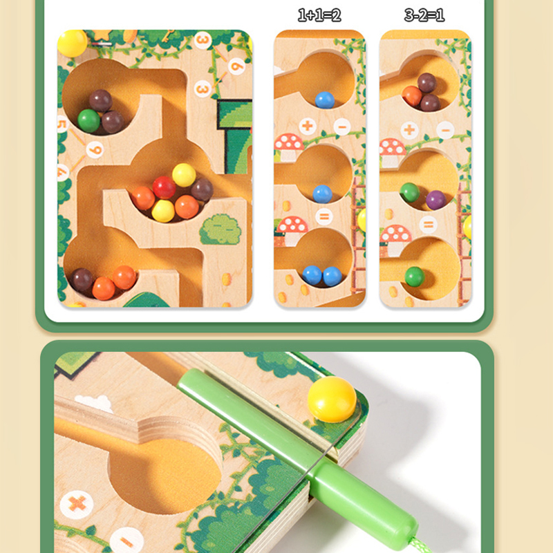 자기 정렬 게임 몬테소리 퍼즐 장난감 미로 보드 학습  - Board Game Nature 리뷰 및 가격