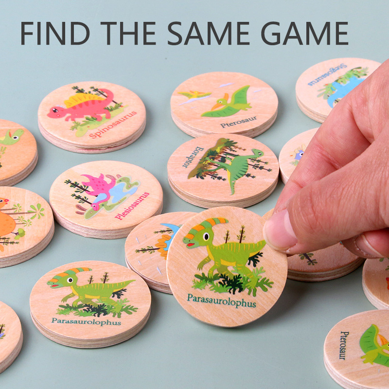 메모리 게임 공룡 매칭 장난감 유치원 매칭 보드 게임  - Board Game Nature 리뷰 및 가격