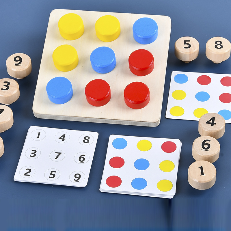 몬테소리 색상 번호 인식 페어링 퍼즐 교육용 장난감,  - Board Game Nature 리뷰 및 가격